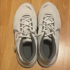 Nike White and Gray Athletic Shoes